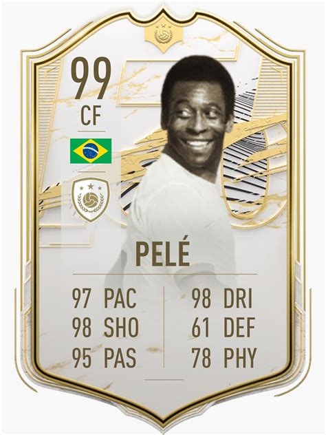 "Pelé Prime Icon Moments FIFA 21" Sticker for Sale by SickIndividual | Redbubble