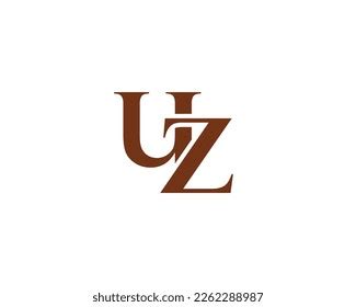 Uz Logo Design Vector Template Stock Vector (Royalty Free) 2262288987 ...