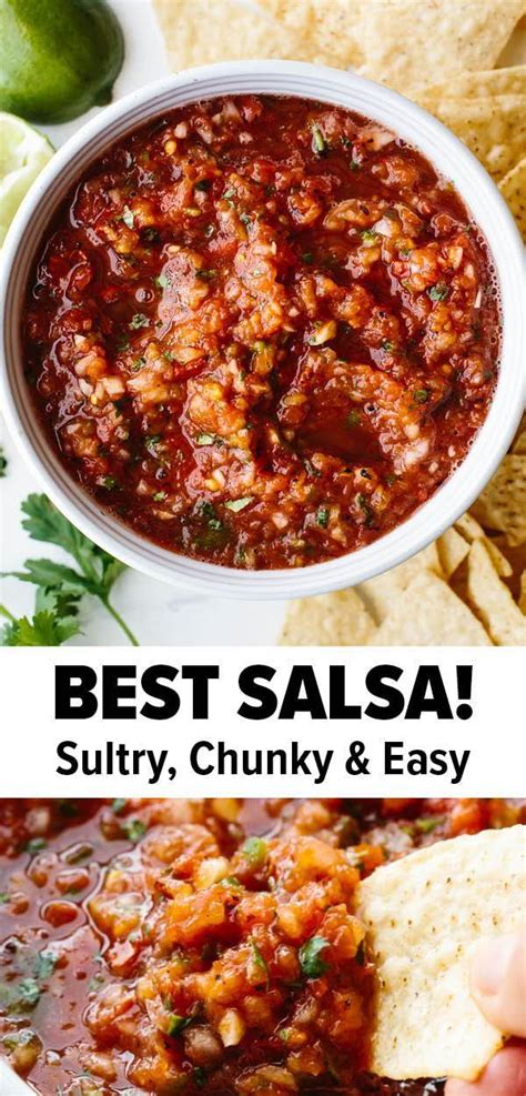 THE BEST RED SALSA! | Salsa recipe, Best salsa recipe, Recipes