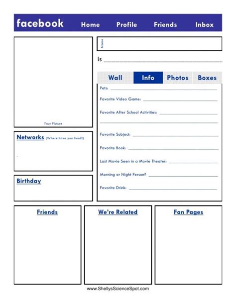 Blank Facebook Page | Template Business