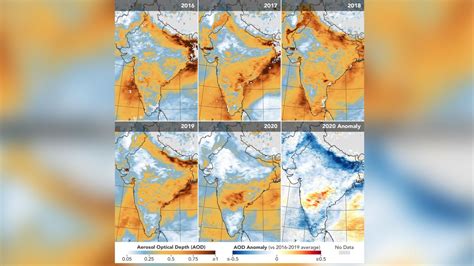 India: air pollution in the north has hit a 20-year low, NASA report ...