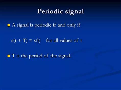 PPT - Periodic signal PowerPoint Presentation, free download - ID:6529306