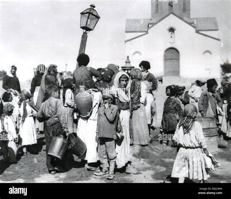 Armenian refugees at Baku, Azerbaijan, WW1 Stock Photo - Alamy