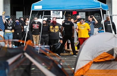 Memphis police arrested protesters encamped outside City Hall. - Memphis Local, Sports, Business ...