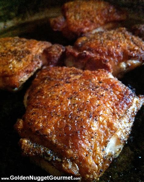 Pan Roasted Chicken Thighs