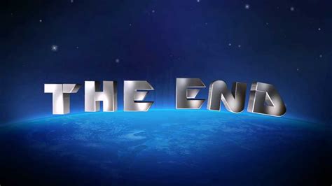 The End title animation - YouTube