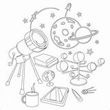 Science Concept Technology Coloring Picture  Colorain Free Mobile Game sketch template