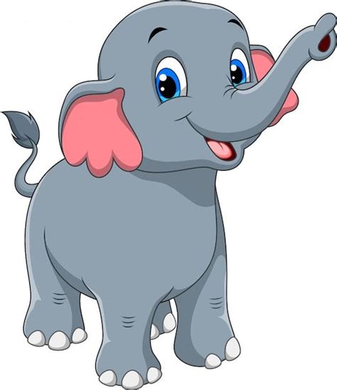 Premium Vector | Cute elephant cartoon | Elephant cartoon images, Cute ...