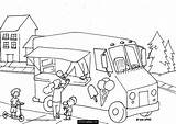 Ice Cream Truck Coloring Page  Coloring Home sketch template