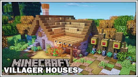 Minecraft Villager Houses - THE FLETCHER - [Minecraft Tutorial] - YouTube