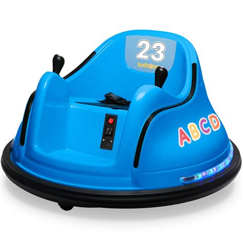 Kidzone DIY Number Kids Toy Electric Ride On Bumper Car Vehicle Remote Control 360 Spin ASTM ...