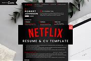 Netflix Resume Template 2023 ATS CV