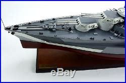 USS Tennessee BB-43 Tennessee-class battleship Wooden Ship Model 38 Scale 1200 | Model Kits Ships