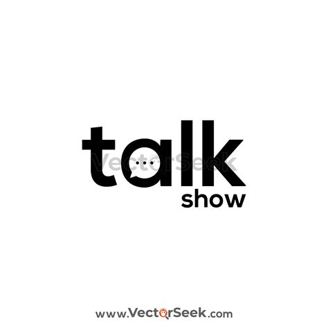 Talk Show Logo Template - (.Ai .PNG .SVG .EPS Free Download)