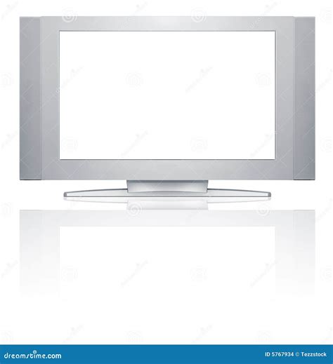 Blank tv screen stock photo. Image of television, plasma - 5767934