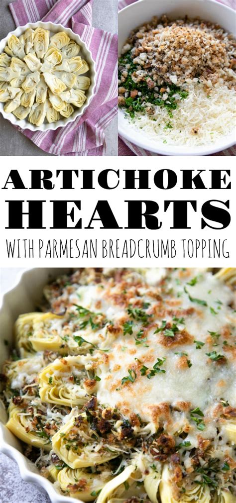 Canned Artichoke Hearts with Parmesan Breadcrumb Topping - The Forked Spoon