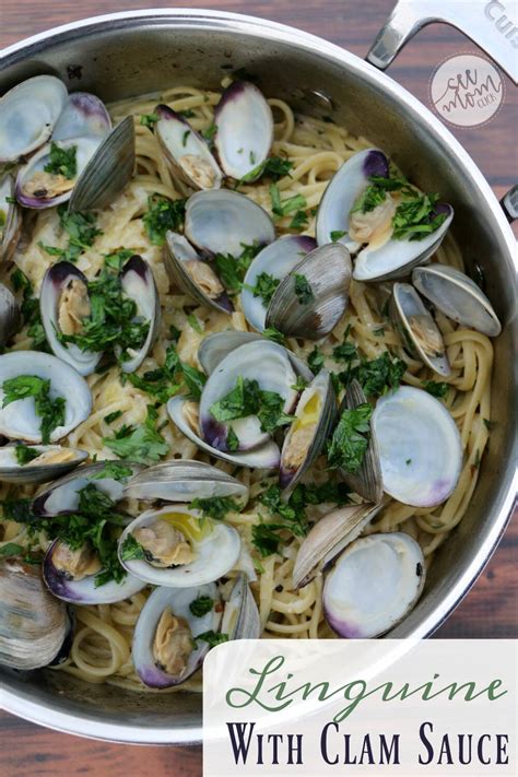 Linguine and Clam Sauce Recipe - See Mom Click