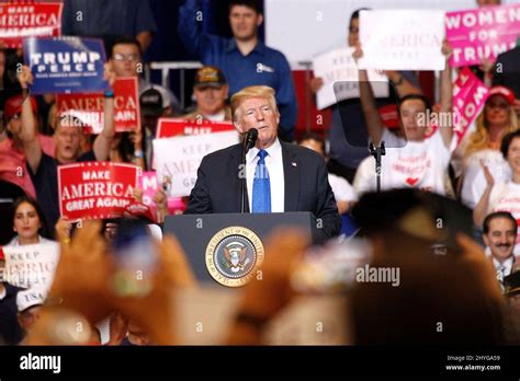 President Donald Trump 'Make America Great Again Rally' Stock Photo - Alamy