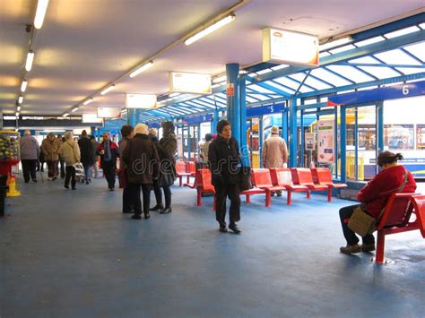 Inside Bedford Bus Station. Editorial Photo - Image: 29217136