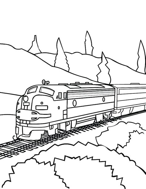 Lego Train Coloring Pages at GetDrawings | Free download