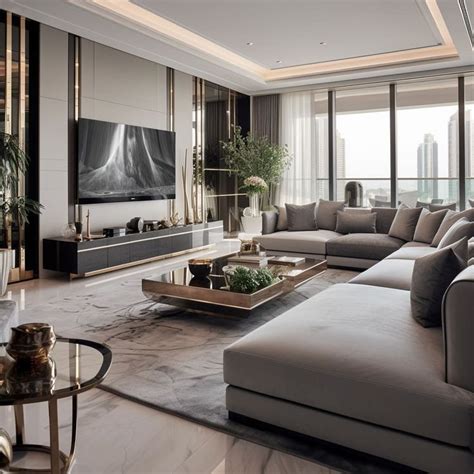 Modern Living room with Soft Gray Tones for a Timeless Home | Luxury ...