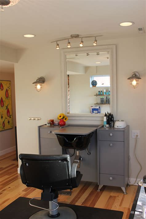 #station #mymystation! | Salon interior design, Home hair salons, Salon interior