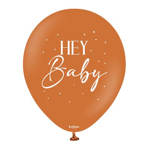 18″ Hey Baby Print – Caramel Brown(White) 2CT – Kalisan U.K. Limited