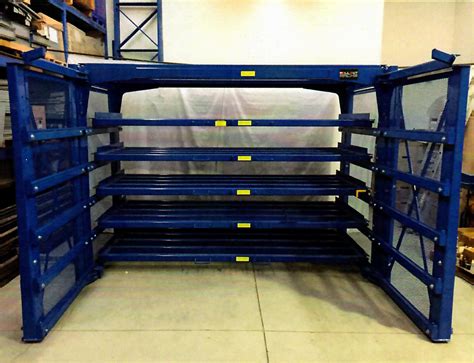 Roll Out Sheet Metal Rack | Roll Out Steel Storage Racks