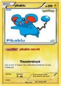 Pokémon Pikablu 6 6 - Unknow Myth 200 - My Pokemon Card