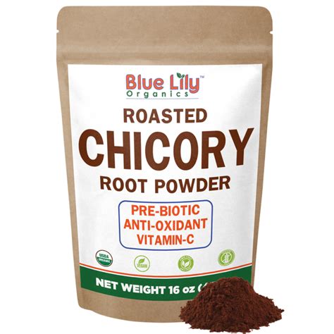 Chicory Root Powder 16 OZ, Organic Chicory Powder, Chicory Root