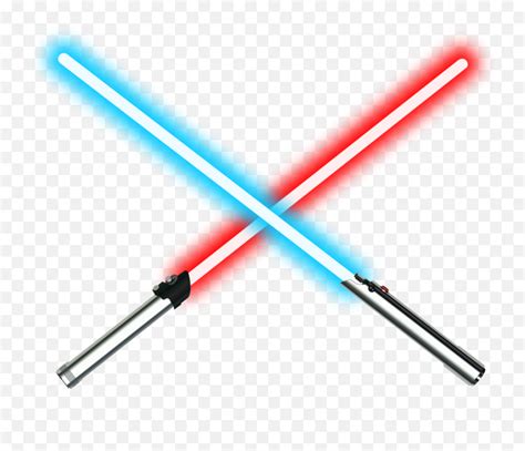 Dueling Lightsabers - Star Wars Lightsaber Png Emoji,Star Wars Emoji - free transparent emoji ...