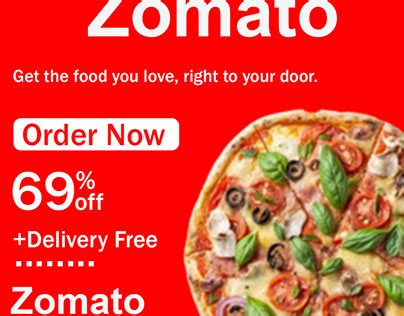 Zomato Banner Projects :: Photos, videos, logos, illustrations and ...