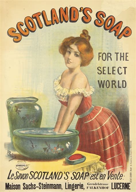 Vintage Soap Poster Scotland’s Soap by Jean de Paleologue, 1893 | Vintage advertisements ...