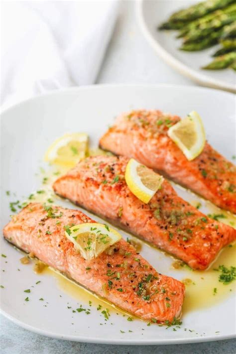 The Best Air Fryer Salmon Recipe (With Garlic Lemon Butter Sauce)