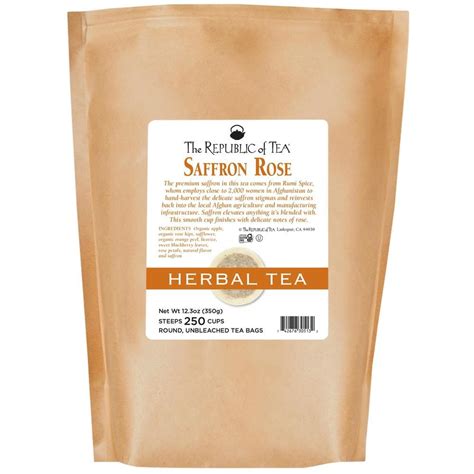 Rose Tea & Saffron Herbal Tea Blend | The Republic of Tea