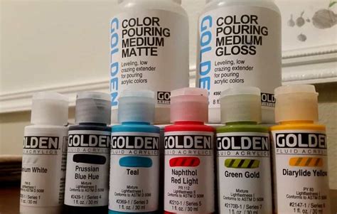 Golden Acrylic Paints and Mediums Product Review - AcrylicPouring.com