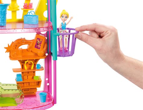 Polly Pocket Wall Party Mall on The Wall Fashion Doll Playset : Amazon ...