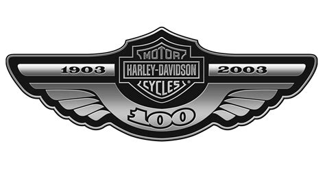 Black and White Harley-Davidson Logo - LogoDix