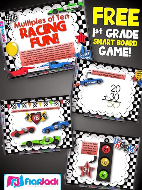 Ten More or Less Smart Board Game FREEBIE - FlapJack | Smart board games, Smart board, Classroom ...