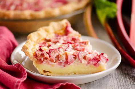 Rhubarb Custard Pie