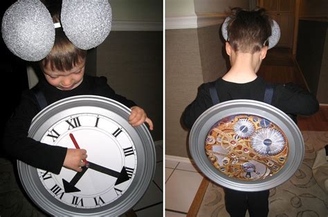 Clock Costume | Halloween clock, Clock for kids, Nursery rhyme costume