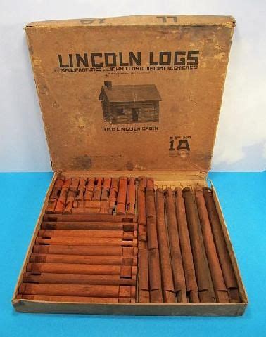Lincoln logs, Lincoln and Logs on Pinterest