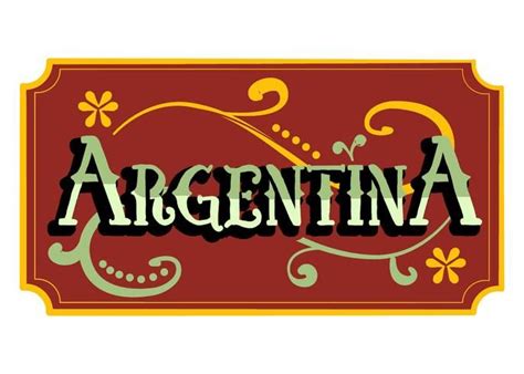 Argentina Word Fileteado Cool Office, Clipart, Vector Art, Art Images ...