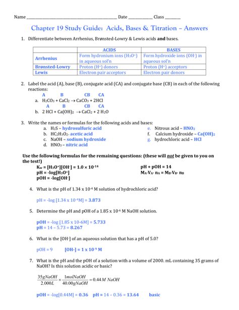 worksheet. Conjugate Acid Base Pairs Worksheet. Grass Fedjp Worksheet Study Site