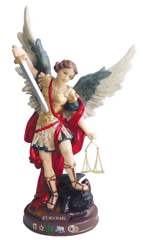 Buy Saint Michael Statue Miguel Archangel Estatua St. Michael The ...