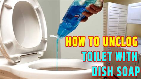 How to Unclog Toilet With Dish Soap?