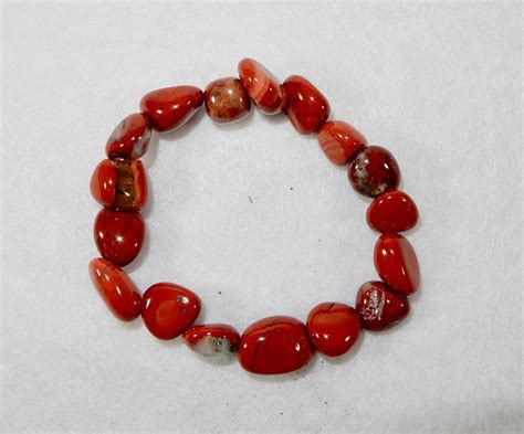 Red Jasper Bracelet | Good for Root, Sacral, + Solar Plexus Chakras