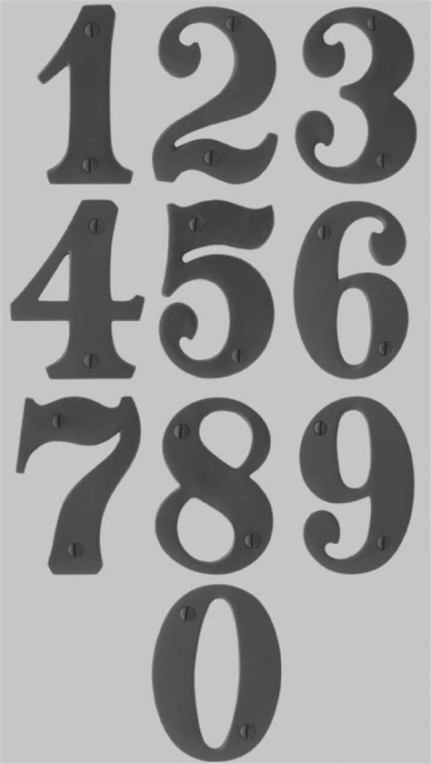 numbers font | Forum > House number font More #typography #typography # ...