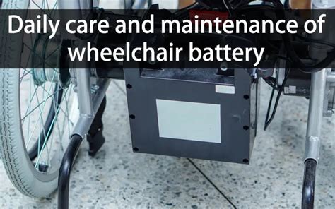 The wheelchair battery use and maintenance in daily life-Tycorun Batteries