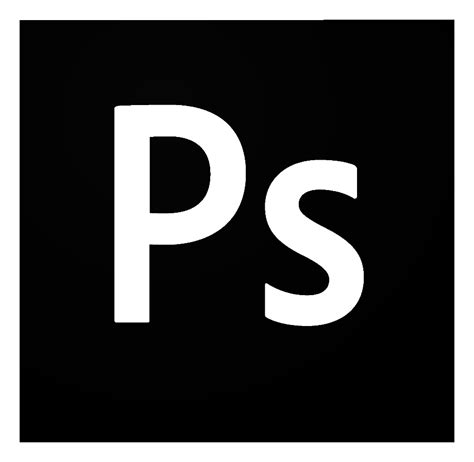 Adobe photoshop logo black and white - iiLasi